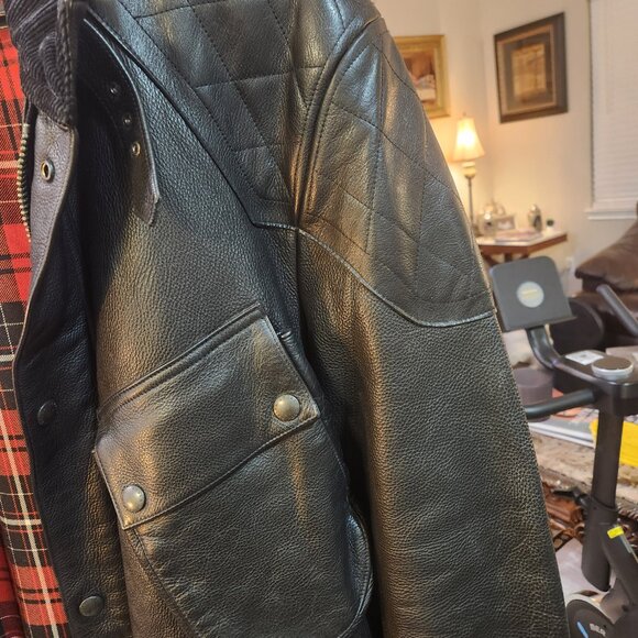 Polo leather Jacket Size XL. Like new, very nice - Picture 5 of 7